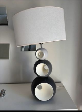 Lampada design Envy ceramica tessuto