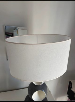 Lampada design Envy ceramica tessuto