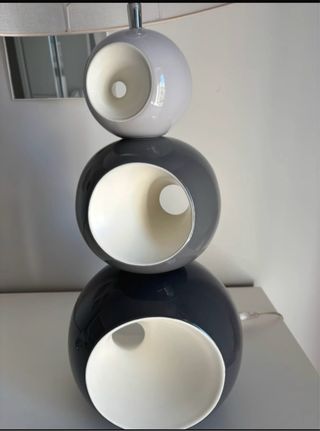 Lampada design Envy ceramica tessuto