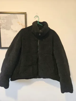 Chaqueta borreguito Negra