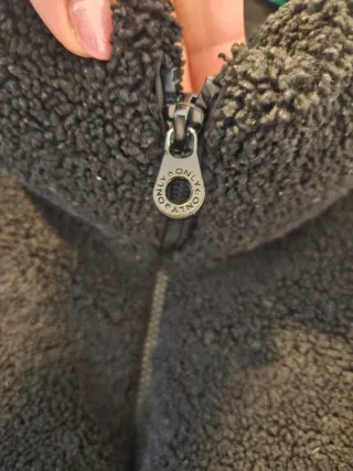 Chaqueta borreguito Negra