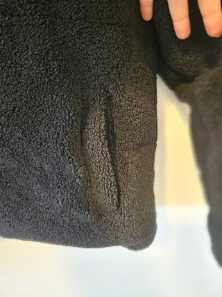 Chaqueta borreguito Negra