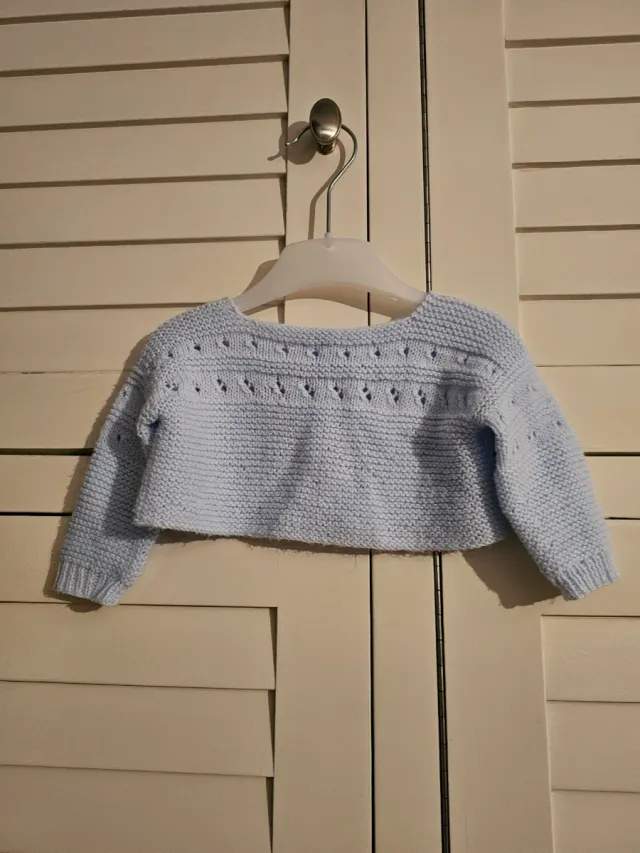 Jersey bebé punto azul