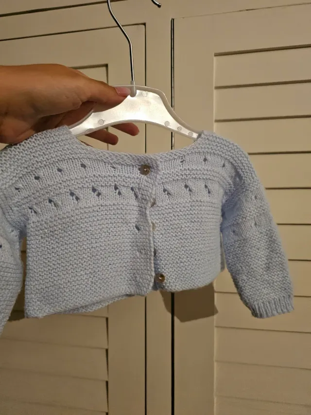 Jersey bebé punto azul