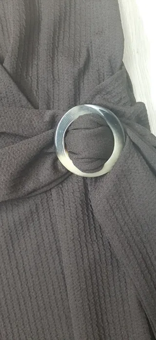 Vestido largo marrón Zara Talla S impecable