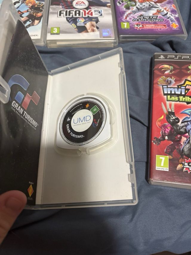 Lote 8 Juegos PSP: FIFA 14, Naruto, MK, Gran Turis