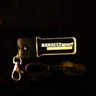 Llavero LED Renault Sport Logo - Multicolor