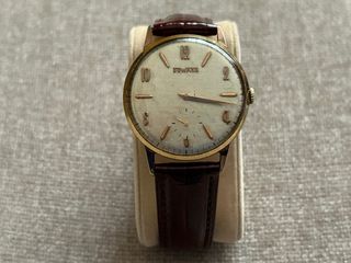 Reloj Duward Dorado y Marrón ( vintage )