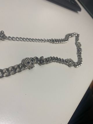 Collar Calavera con Diamantes