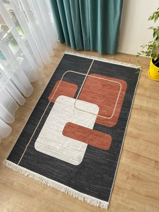 Tappeto astratto in cotone 120x180 cm