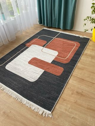 Tappeto astratto in cotone 120x180 cm