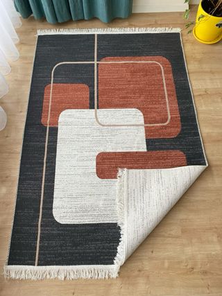 Tappeto astratto in cotone 120x180 cm