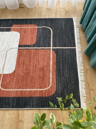 Tappeto astratto in cotone 120x180 cm