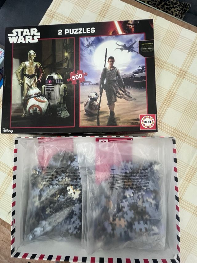 2 Puzzles Star Wars 500 piezas Educa