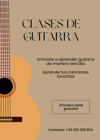 🎸 Clases de guitarra para principiantes Barcelona
