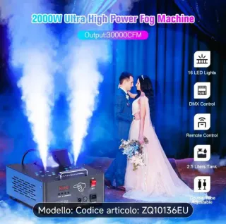 2 Macchine Effetto Fumo DJ Animazione