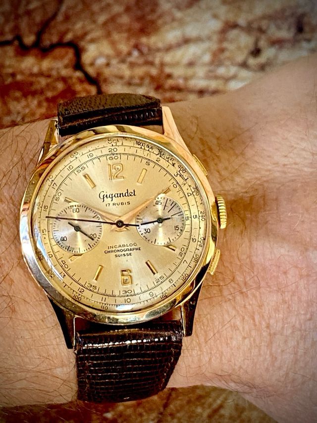 Reloj Gigandet Cronógrafo Suizo ORO 18K