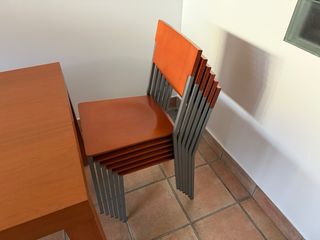 Mesa de comedor de madera maciza