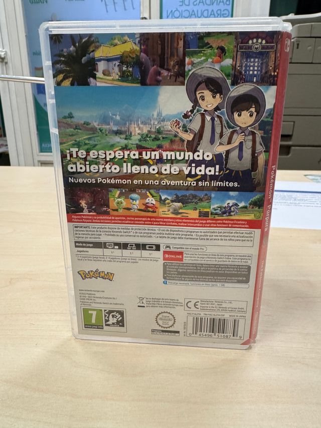 Pokémon Púrpura Nintendo Switch