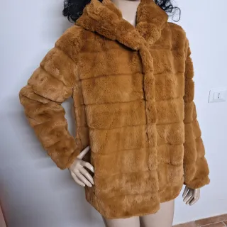 Pelliccia sintetica marrone