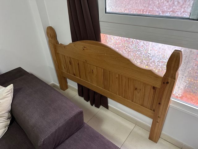 Testiera in legno 135cm