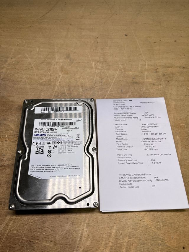 Disco Rígido Samsung 1TB HD103SJ