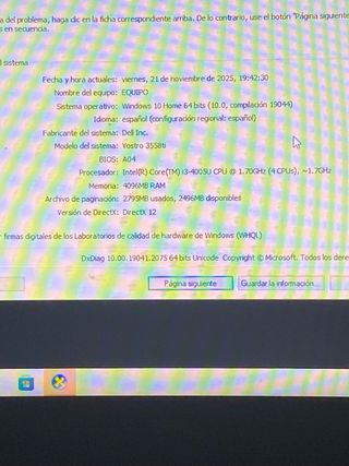 Ordenador Dell Negro