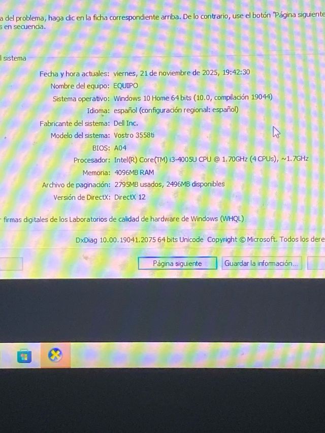 Ordenador Dell Negro