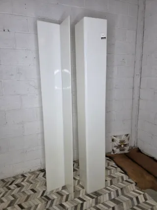 Pareja Librerías Metraquilato Blanco Años 80