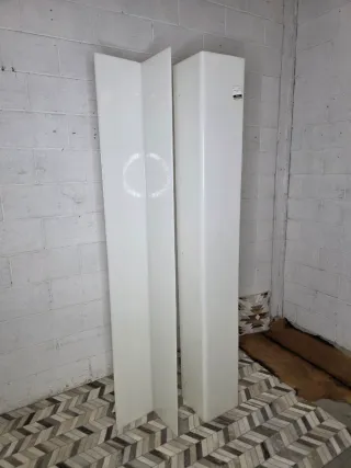 Pareja Librerías Metraquilato Blanco Años 80