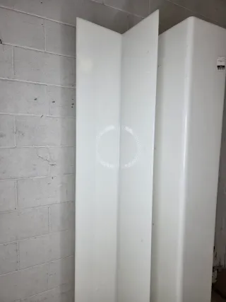 Pareja Librerías Metraquilato Blanco Años 80