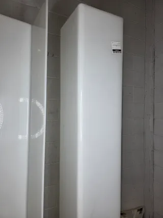 Pareja Librerías Metraquilato Blanco Años 80