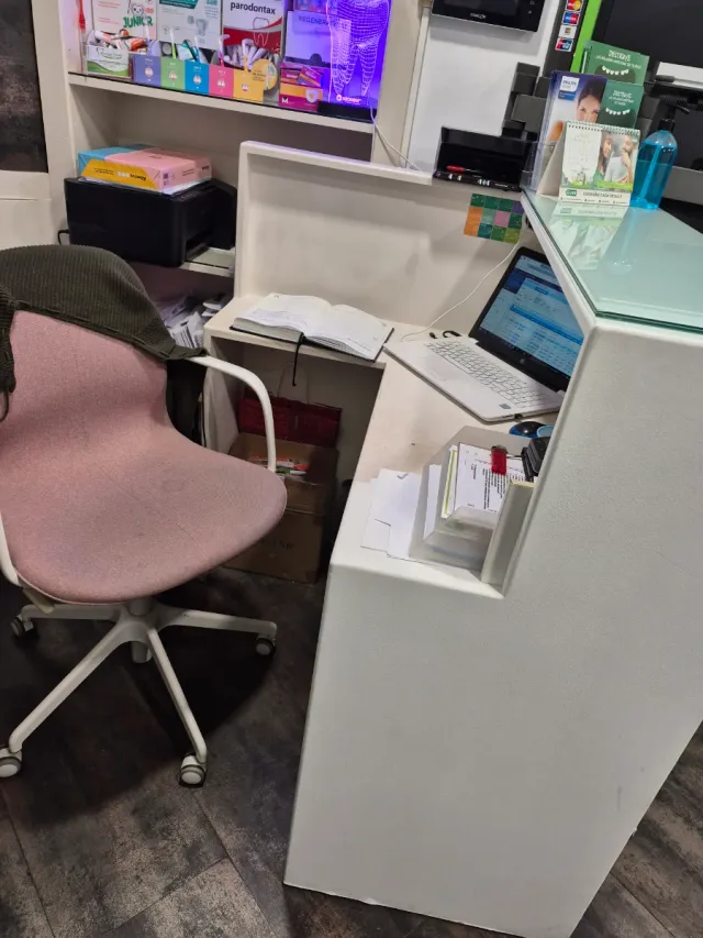 Mostrador de recepción