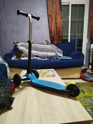 Patinete infantil 3 ruedas azul