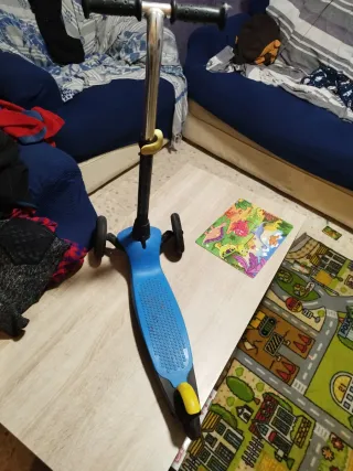 Patinete infantil 3 ruedas azul