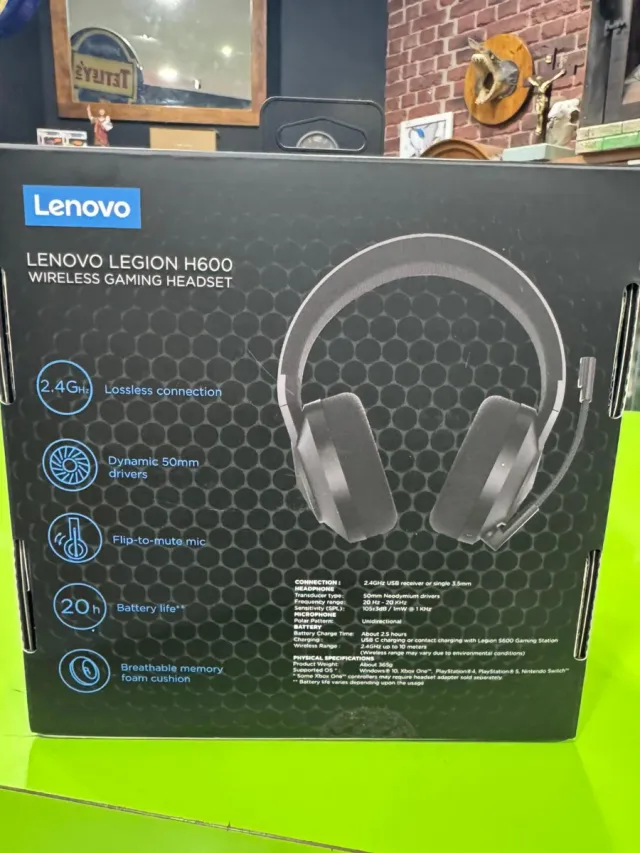 Auricolari Gaming Lenovo H600 Senza Fili