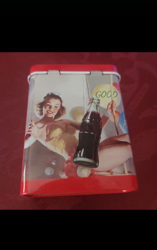 Lote Coca-Cola: Lata, Cortador Pizza y porta CD