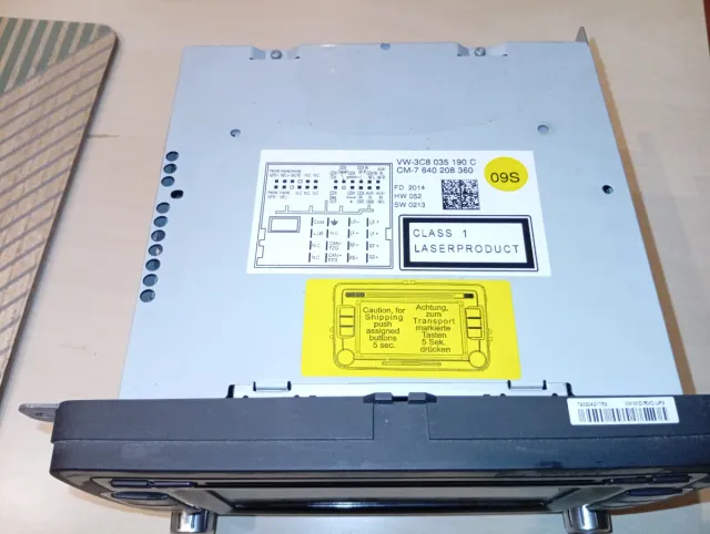 ORIGINAL Radio CD VW Sharan N07