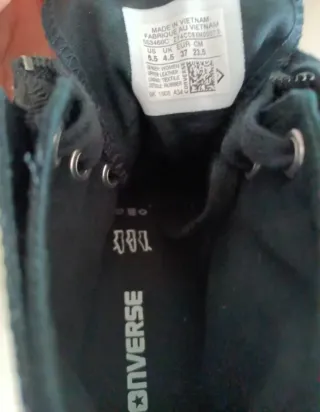 Converse negras talla 37