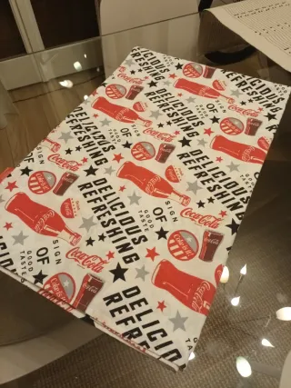 Tovaglia Coca Cola antimacchia 135x165