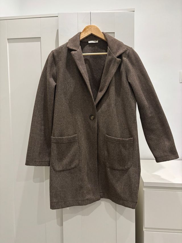 Abrigo Renatta&Go. Marrón. Talla Única (S-M)