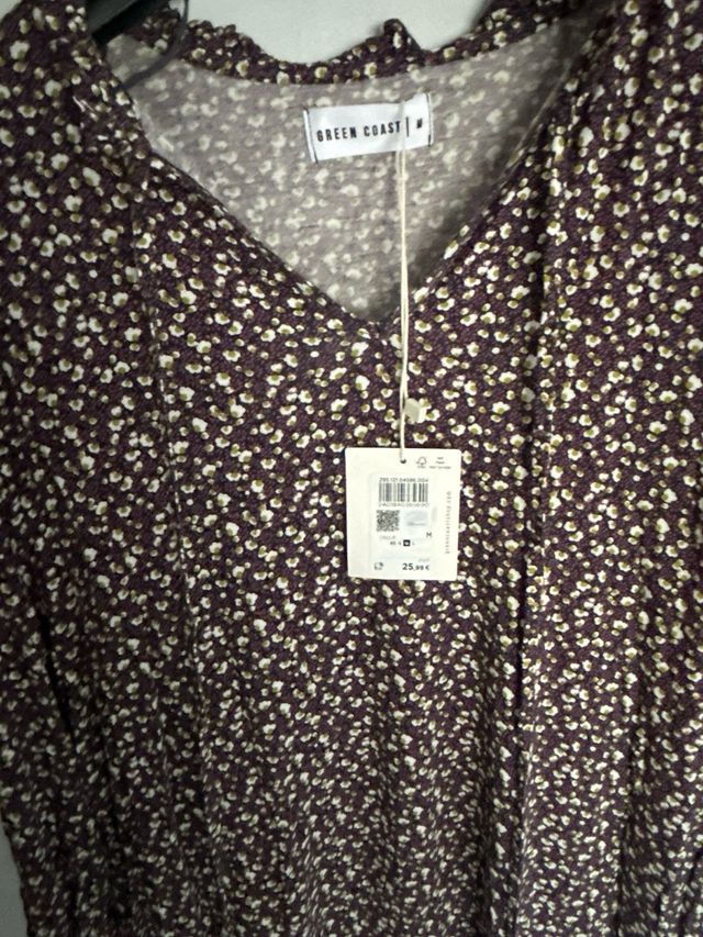 Vestido Green Coast floral  NUEVO CON ETIQUETAS