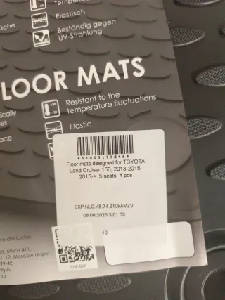 Kit Alfombrillas Toyota Land Cruiser