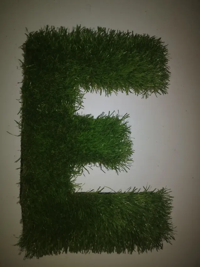Letras Decorativas de Césped Artificial