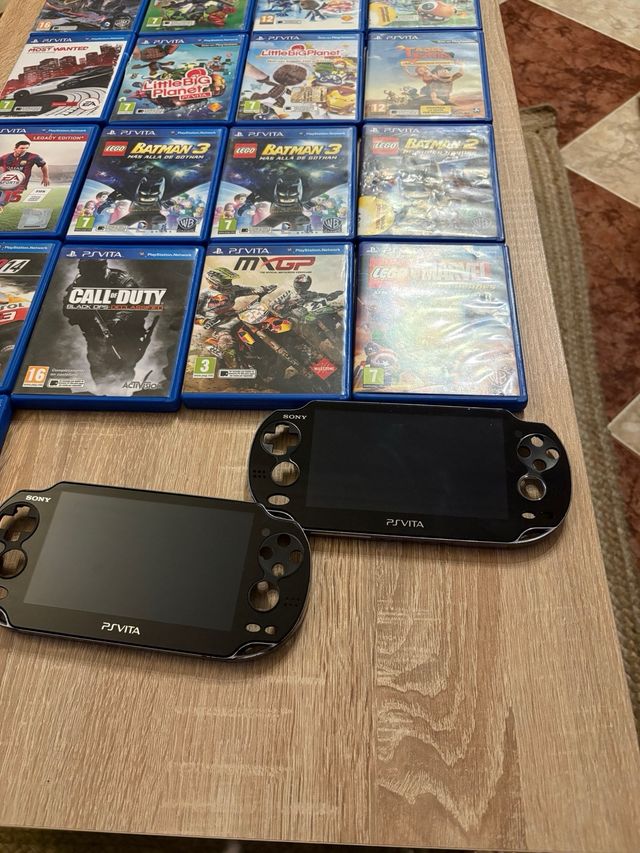 17 Juegos PS Vita+2pantallas