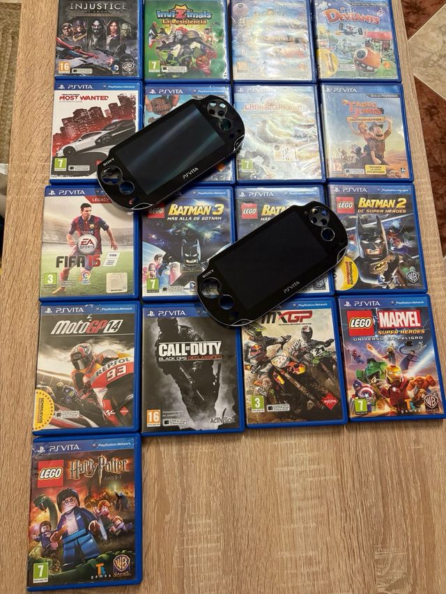 17 Juegos PS Vita+2pantallas