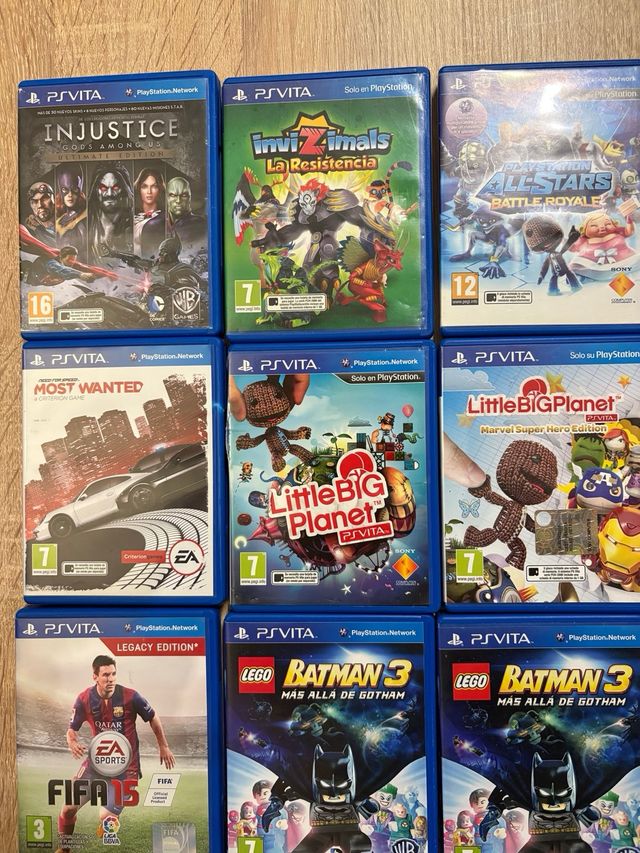 17 Juegos PS Vita+2pantallas