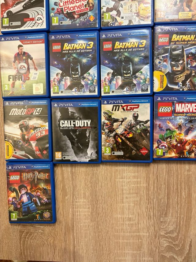 17 Juegos PS Vita+2pantallas
