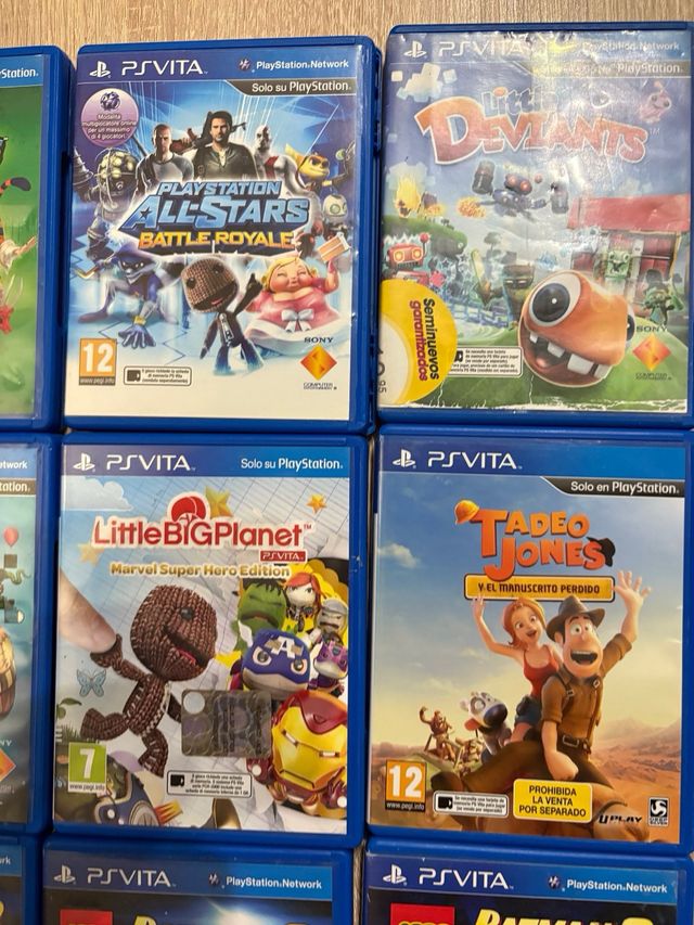 17 Juegos PS Vita+2pantallas