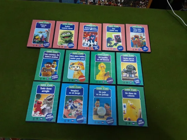 Lote 13 DVD Barrio Sésamo